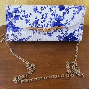 Flower Print Clutch/Bag